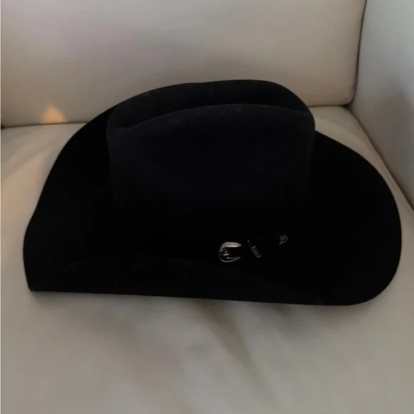 Justin Boots black Cowboy Hat - Picture 2 of 3
